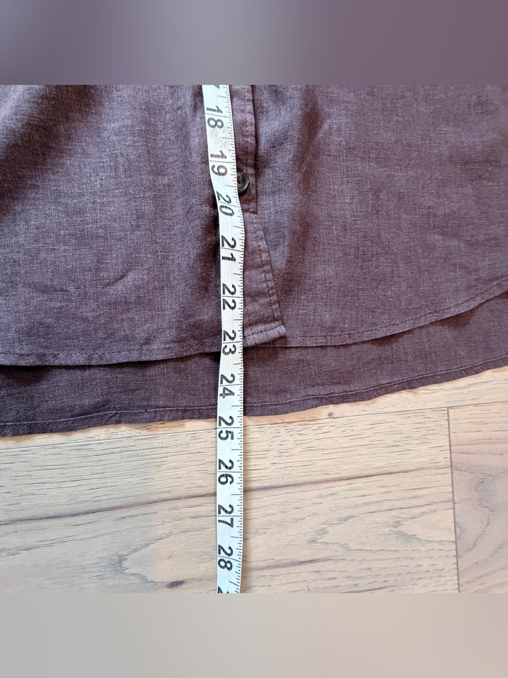 Kut From The Kloth Brianna Boxy Shirt Ladies Large In Chocolate Brown - Picture 10 of 11